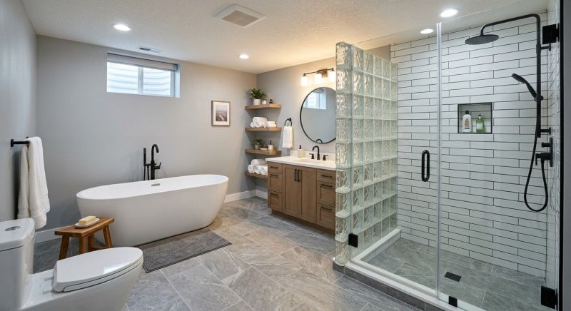 Basement Bathroom Remodeling in Brown County, OH